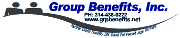 Group Benefits, Inc.  We work with groups and individuals in the St. Louis Missouri Illinois metro area.